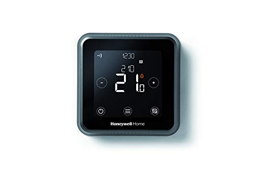 Honeywell Home Y6R910WF6042 Termostato programable Inteligente WiFi T6, Montaje en Pared, Negro