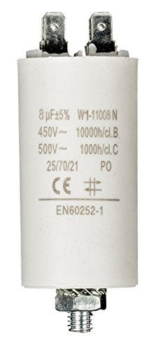 Fixapart - Condensador 8.0Uf / 450 V + Tierra