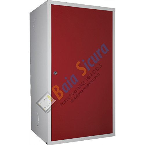 Baia Sicura Cubre Caldera Porta De Color 80 x 45 x 33 Cm Puerta roja
