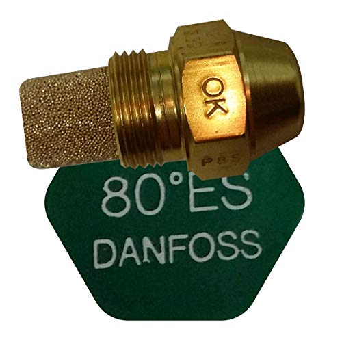 Danfoss Oil Fired Boiler Burner Nozzle 0.55 x 80 ES USgal/h ° Degree Spray Pattern Heating Jet 1.65 Kg/h