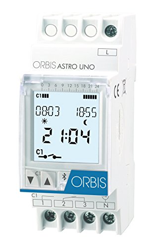 Orbis Astro UNO 230 V Interruptor horario Digital de Distribuidor, OB178112